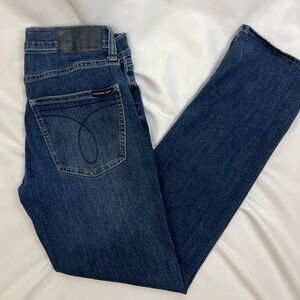 Calvin Klein Jeans Blue Straight Leg Classic Denim